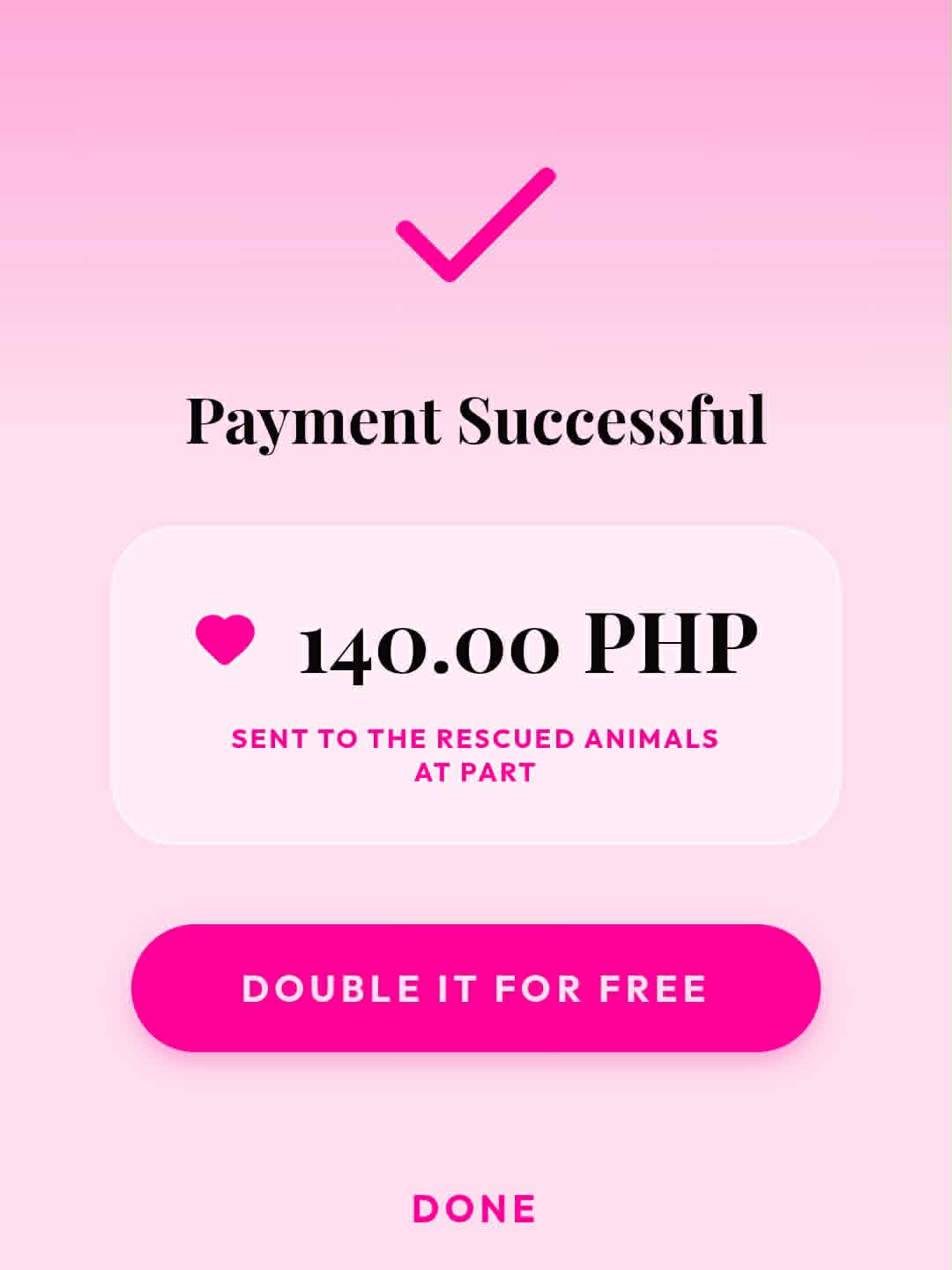 Payment step 6